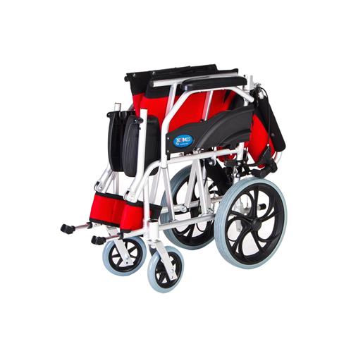 Comfort Plus 863-12 Kırmızı Refakatçi Tekerlekli Sandalye