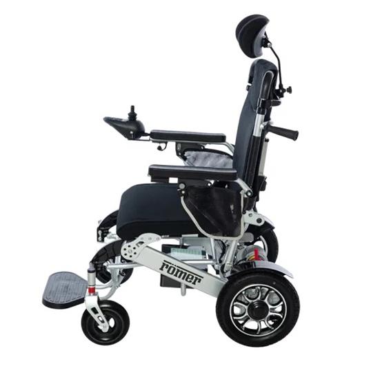 Römer R111 Uzaktan Kumandalı Sırtı Yatarlı Hafif Akülü Tekerlekli Sandalye