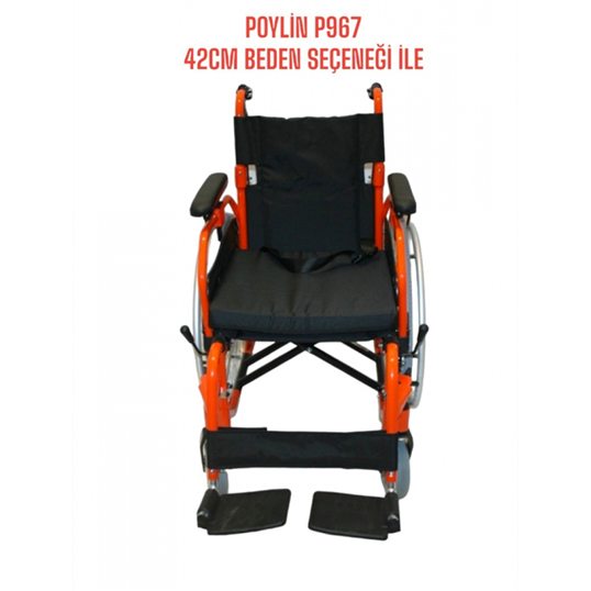 Poylin P967 Hafif Alüminyum Tekerlekli Sandalye
