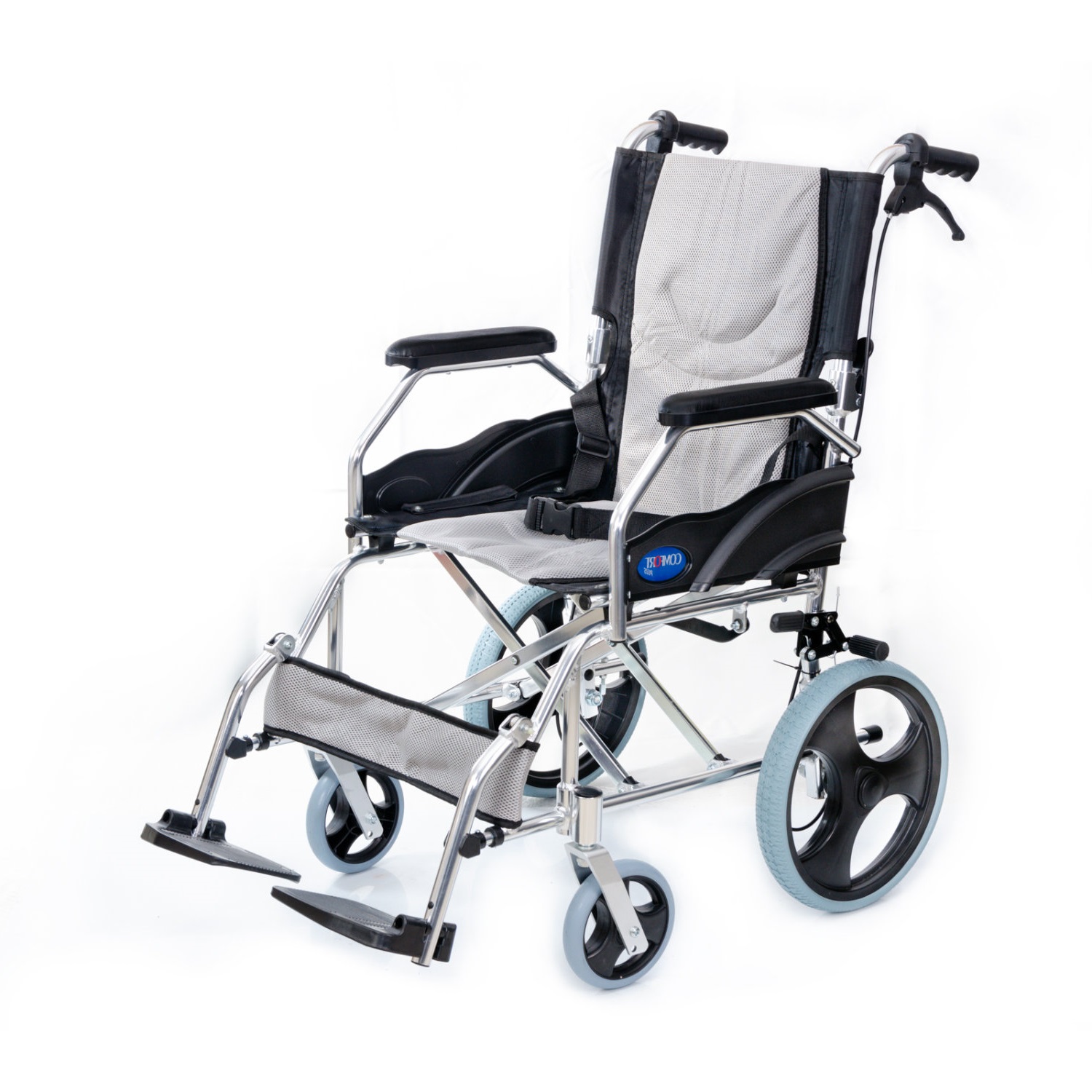 Comfort Plus 86312 GriSiyah Refakatçi Tekerlekli Sandalye